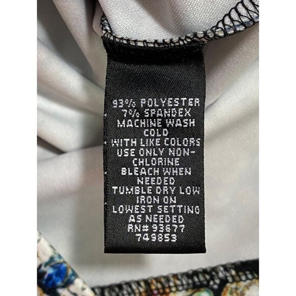 NICOLE MILLER Skirt Pencil Straight Knee Length JEWEL Print SKIRT Size Medium - Picture 8 of 9